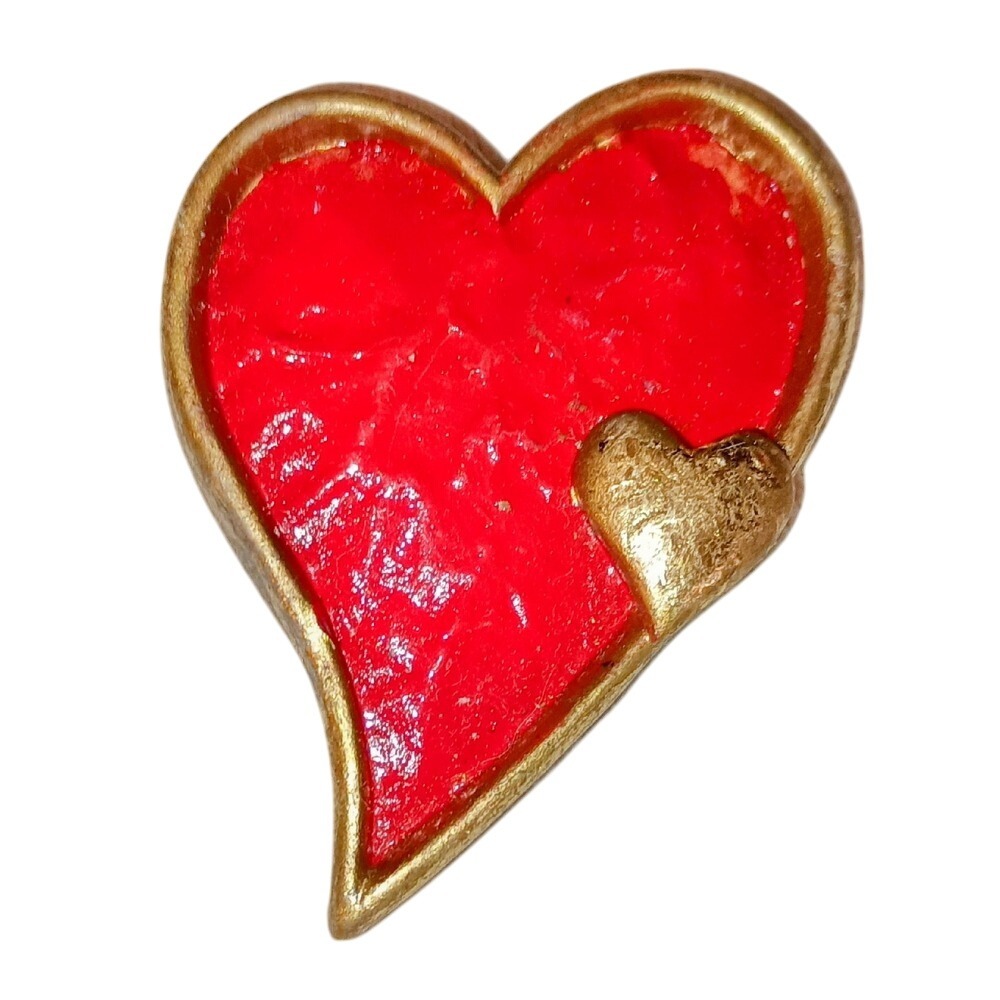 Heart Pin‎ Brooch SKUJ053